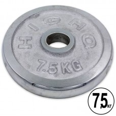 Диски хромовані BioGym Highq Sport 7,5кг (d-52мм), код: TA-1838-7_5B-S52