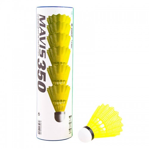 Волани Mavis Yonex 350, 6шт, жовтий, код: MY350-YLW-WS Волани Mavis Yonex 350, 6шт, жовтий, код: MY350-YLW-WS