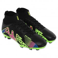 Бутси футбольні Zoom розмір 44, чорний-салатовий, код: 220918B-2_44BKLG Бутси футбольні Zoom розмір 44, чорний-салатовий, код: 220918B-2_44BKLG