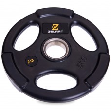 Млинці (диски) обгумовані Modern з потрійним хватом 5 кг, код: TA-2673-5-S52