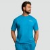 Футболка чоловіча GymBeam Oversized Limitless Aquamarine M, аквамарин, код: 8586024627697