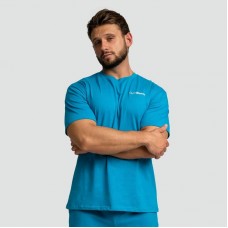 Футболка чоловіча GymBeam Oversized Limitless Aquamarine M, аквамарин, код: 8586024627697