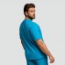 Футболка чоловіча GymBeam Oversized Limitless Aquamarine M, аквамарин, код: 8586024627697