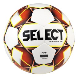 М"яч футбольний Select Pioneer TB №4, біло-жовтогарячий, код: 5703543277599