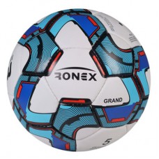 М"яч футбольний Ronex Grippy Grand №5, синій, код: RX-3G2-WS