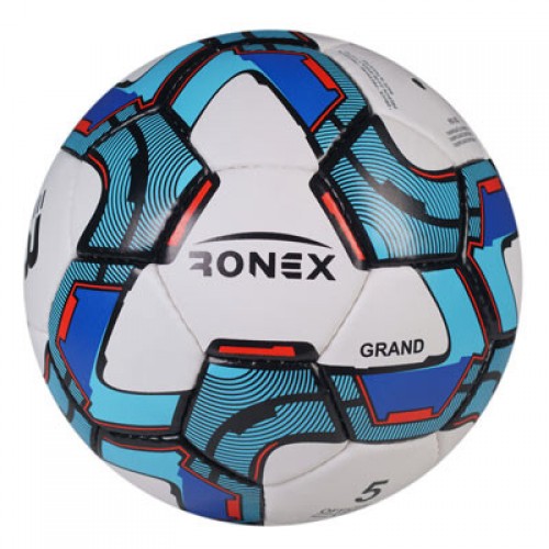 М"яч футбольний Ronex Grippy Grand №5, синій, код: RX-3G2-WS