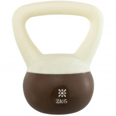 Гиря м"яка Bloom Soft Kettlebell 2кг, білий-коричневий, код: LB7012-2_W Гиря м"яка Bloom Soft Kettlebell 2кг, білий-коричневий, код: LB7012-2_W