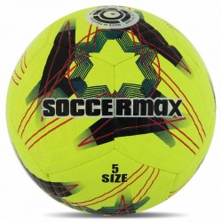 М"яч футбольний Soccermax FIFA №5 PU, жовтий, код: FB-8467_Y