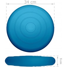 Балансувальна масажна подушка гладка EasyFit Balance Cushion, блакитний, код: EF-3164-Bll-EF