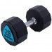 Гантелі цільні професійні з поліуретановим покриттям LiveUp 2х28кг, чорний-синій, код: LP8003-28-S52 Гантелі цільні професійні з поліуретановим покриттям LiveUp 2х28кг, чорний-синій, код: LP8003-28-S52