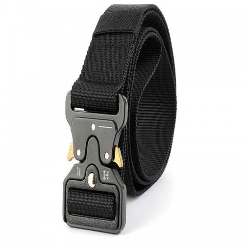 Ремінь тактичний Tactical Belt 120x3,5см, чорний, код: TY-6841_BK