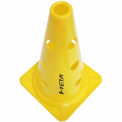 Конус для тренувань з отворами Meta Cone Marker with holes 2.0 38 см, жовтий, код: 080101513425