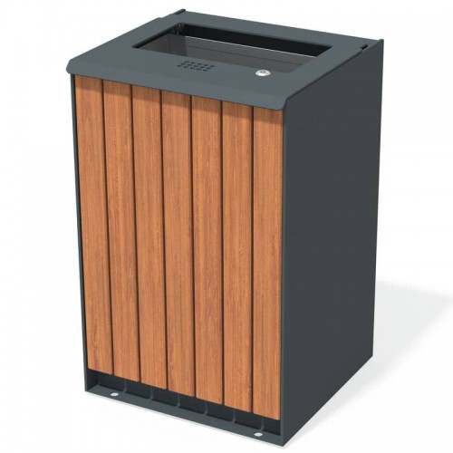 Урна InterAtletika 467х449х730 мм, код: LP203-SM