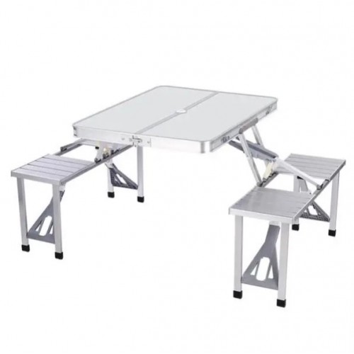 Стіл кемпінговий розкладний Lugi G03-2, 860х670х670 мм, код: G03-2-IN