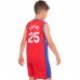 Форма баскетбольна підліткова PlayGame NB-Sport NBA Sixers 25 XL (13-16 років), ріст 150-160см, червоний-синій, код: BA-0904_XLRBL