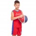 Форма баскетбольна підліткова PlayGame NB-Sport NBA Sixers 25 XL (13-16 років), ріст 150-160см, червоний-синій, код: BA-0904_XLRBL