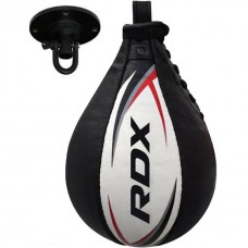 Пневмогруша боксерська RDX 2Y Boxing Speed Ball Leather Multi White/Red, код: 2SBL-S2WR