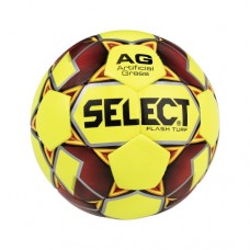 М"яч футбольний Select Flash Turf (IMS) №4, жовто-червоний, код: 5703543199440