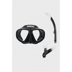 Набір маска і трубка дитяча Arena Premium Snorkeling Set, чорний, код: 3468336174364