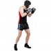 Замшеві боксерки Fistrage розмір 45 (29см), чорний-салатовий, код: VL-8483_45BKLG