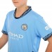 Форма футбольна дитяча PlayGame із символікою Manchester City Haaland 9 домашня 2025, розмір 26, зріст 140-145, блакитний-білий, код: CO-4620_26