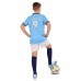 Форма футбольна дитяча PlayGame із символікою Manchester City Haaland 9 домашня 2025, розмір 26, зріст 140-145, блакитний-білий, код: CO-4620_26