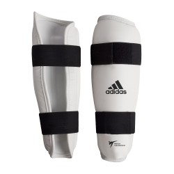 Захист гомілки для тхеквондо Adidas з ліцензією WT, розмір XXS, білий, код: 15662-915