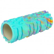 Ролик для йоги FitGo 330х150 мм, синій-чорний, код: FI-4940_BL Ролик для йоги FitGo 330х150 мм, синій-чорний, код: FI-4940_BL