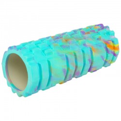 Ролик для йоги FitGo 330х150 мм, синій-чорний, код: FI-4940_BL