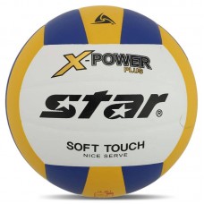 М"яч волейбольний Star X-Power Plus №5, білий-синій-жовтий, код: VB5055C-33-S52