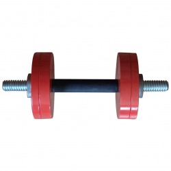 Гантель набірна InterAtletika 1х12 кг, чорний-червоний, код: ST561-IA