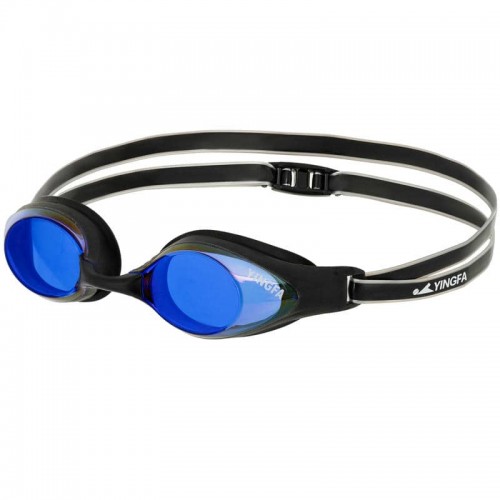 Окуляри для плавання дорослі райдужні лінзи Yingfa темно-синій, код: Y333AF-V_DBL