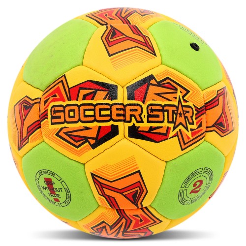 М"яч гандбольний Soccer Star №2, жовтий-салатовий, код: HB-4531-2-S52 М"яч гандбольний Soccer Star №2, жовтий-салатовий, код: HB-4531-2-S52