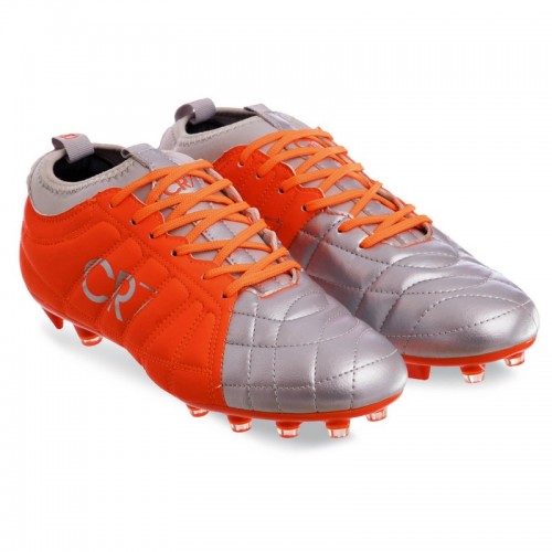 Бутси футбольні Owaxx CR7 розмір 44 (27см), помаранчевий-срібний, код: 191261-3_44ORGR