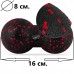Набір для масажу та йоги PowerPlay (ролик 33x14 см + 2-ва м"ячі) Black + резинка 11 кг., код: PP_4096_Black