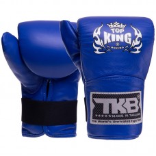 Снарядні рукавички Top King шкіряні S, синій, код: TKBMP-CT_S_BL-S52