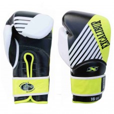Боксерські рукавички Excalibur Absolute Sparring 12 унцій, чорний/білий/жовтий, код: 8065-01/12-IA