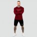 Футболка чоловіча з довгим рукавом GymBeam FIT Long Sleeve S, бордовий, код: 120332-GB