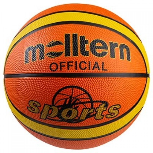 М"яч баскетбольний Molltern Official Sport гумовий №7, помаранчевий, код: 607/8M-WS