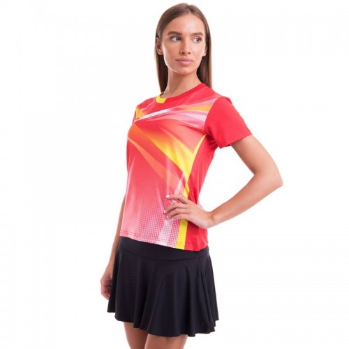 Форма для великого тенісу жіноча Lingo 2XL, зріст 165-170, червоний, код: LD-1834B_2XLR