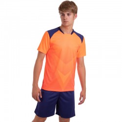 Форма футбольна PlayGame Lingo L (46-48), ріст 170-175, помаранчевий-темно-синій, код: LD-M8627_LORDBL-S52