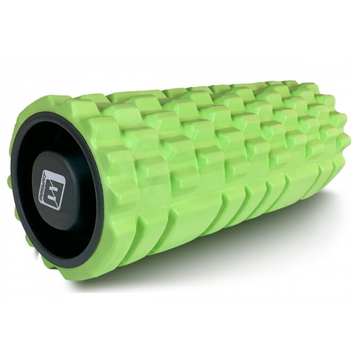Масажний ролик EasyFit Grid Roller v.1.1 міцний масажер 330х140 мм, салатовий, код: EF-2020a-GN