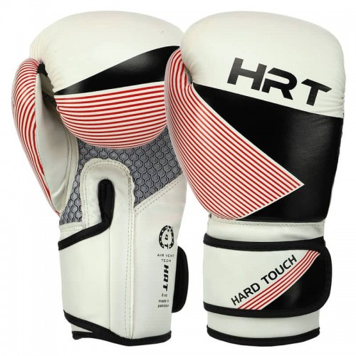 Боксерські рукавиці дитячі Hard Touch 8 унції, білий-чорний, код: BO-7709_8WBK