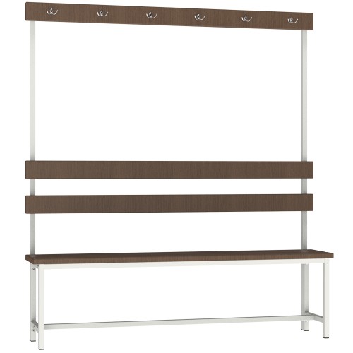 Лавка одностороння для роздягальні Emby CB-1500, 325х1500х1660 мм, код: 2415649836-E Лавка одностороння для роздягальні Emby CB-1500, 325х1500х1660 мм, код: 2415649836-E