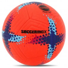 М"яч футбольний Soccermax Hybrid №5 PU, помаранчевий-синій, код: FB-4361_OR