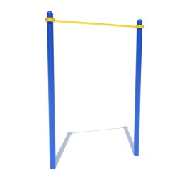 Турнік одинарний на хомутах Brustyle 1700х160х2540 мм, код: DIO608.2