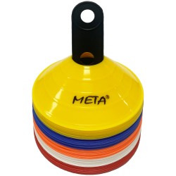 Набір розмічальних фішок Meta Training Space Marker Set of 50 жовтий, синій-помаранчевий, білий, код: 080101513265