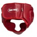 Шолом боксерський закритий Hard Touch Блискавка PU розмір M, червоний, код: 00485-SNS