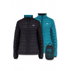 Пуховик Mac in a Sac Polar Reversible Down Jacket WMS Black/Teal (M), код: 1190JB/TL 12