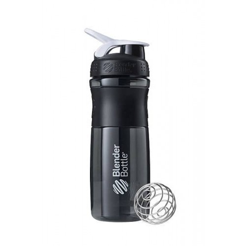 Шейкер спортивний (пляшка) BlenderBottle SportMixer 28oz/820ml Black/White (Original), код: SM 28oz Black/White